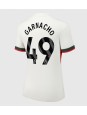 Chelsea Alejandro Garnacho #49 Replika Borta Kläder Dam 2025-26 Kortärmad
